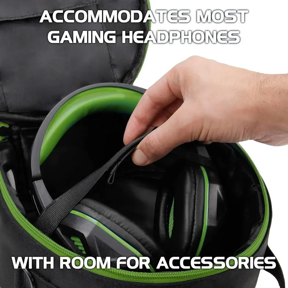 ENHANCE Portable Headphone Case for Wired & Wireless Headsets